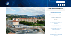 Desktop Screenshot of lycee-paradis.fr